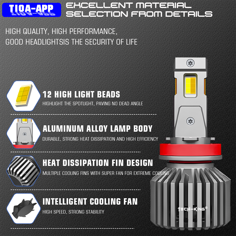 TECH-KING Bulb Adjustable Colors