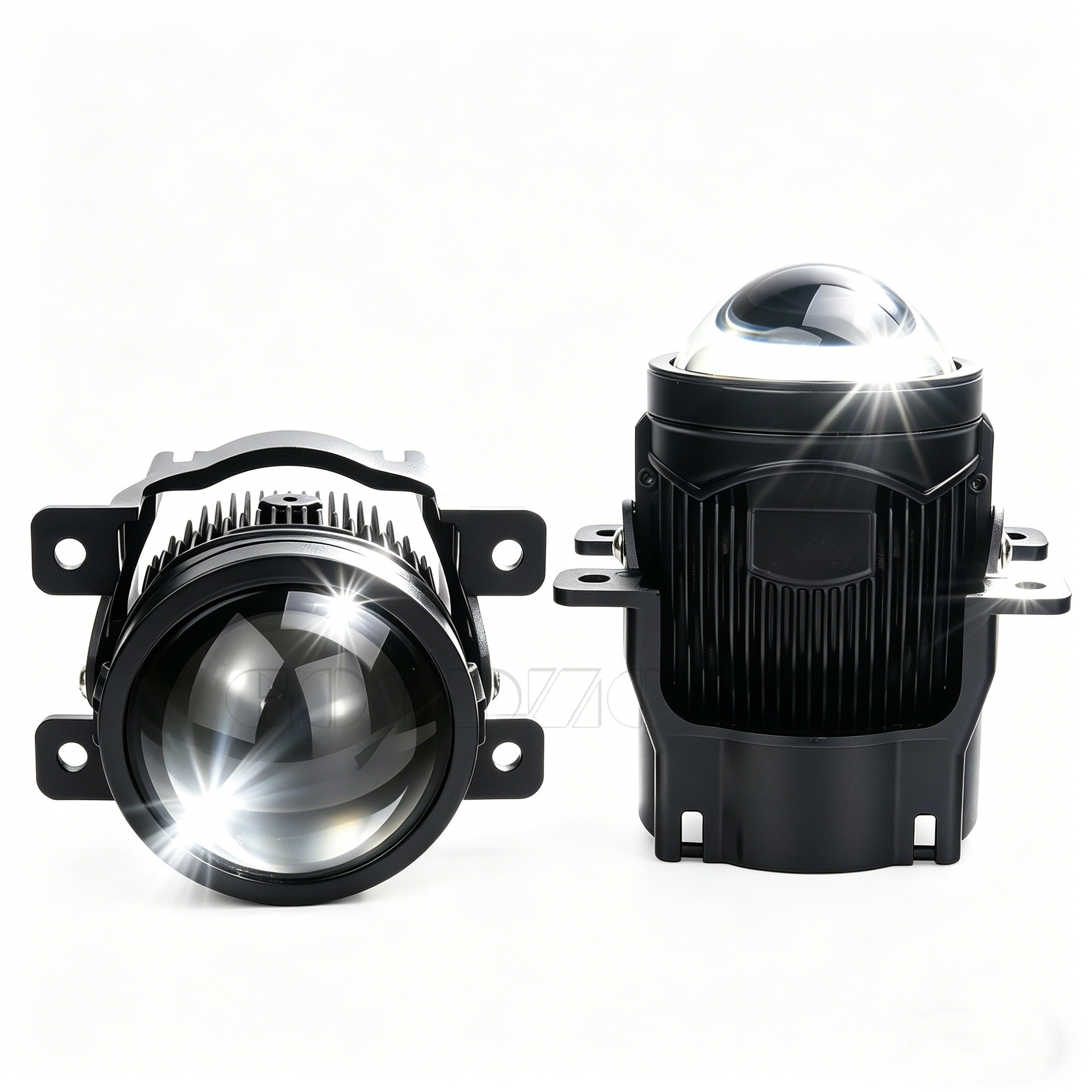 GOODZOOM 3 Inch High Power LED Fog Projector Lens Fog Lamps 10-50V 85W Single Low Beam 6000-6500K LED Fog Light for Car Truck