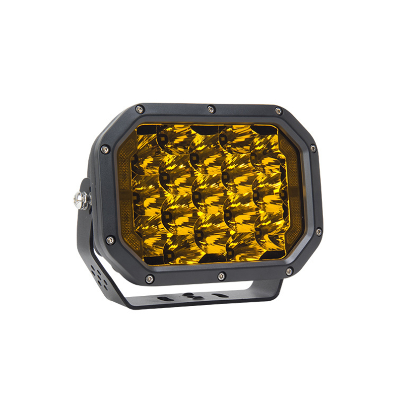 Super Bright 7-Inch Square LED Heavy Duty Driving Light 4000Lms Spotlight New Condition