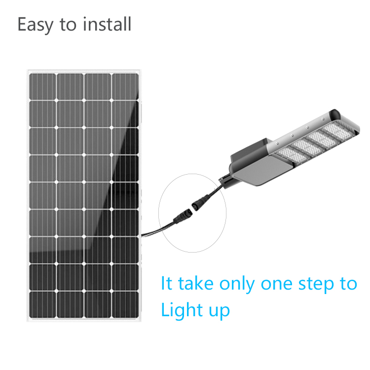 Advanced Split-Type IP66 Rated DC Powered LED Solar Street Light for Road Use and Sustainable Lighting Solutions