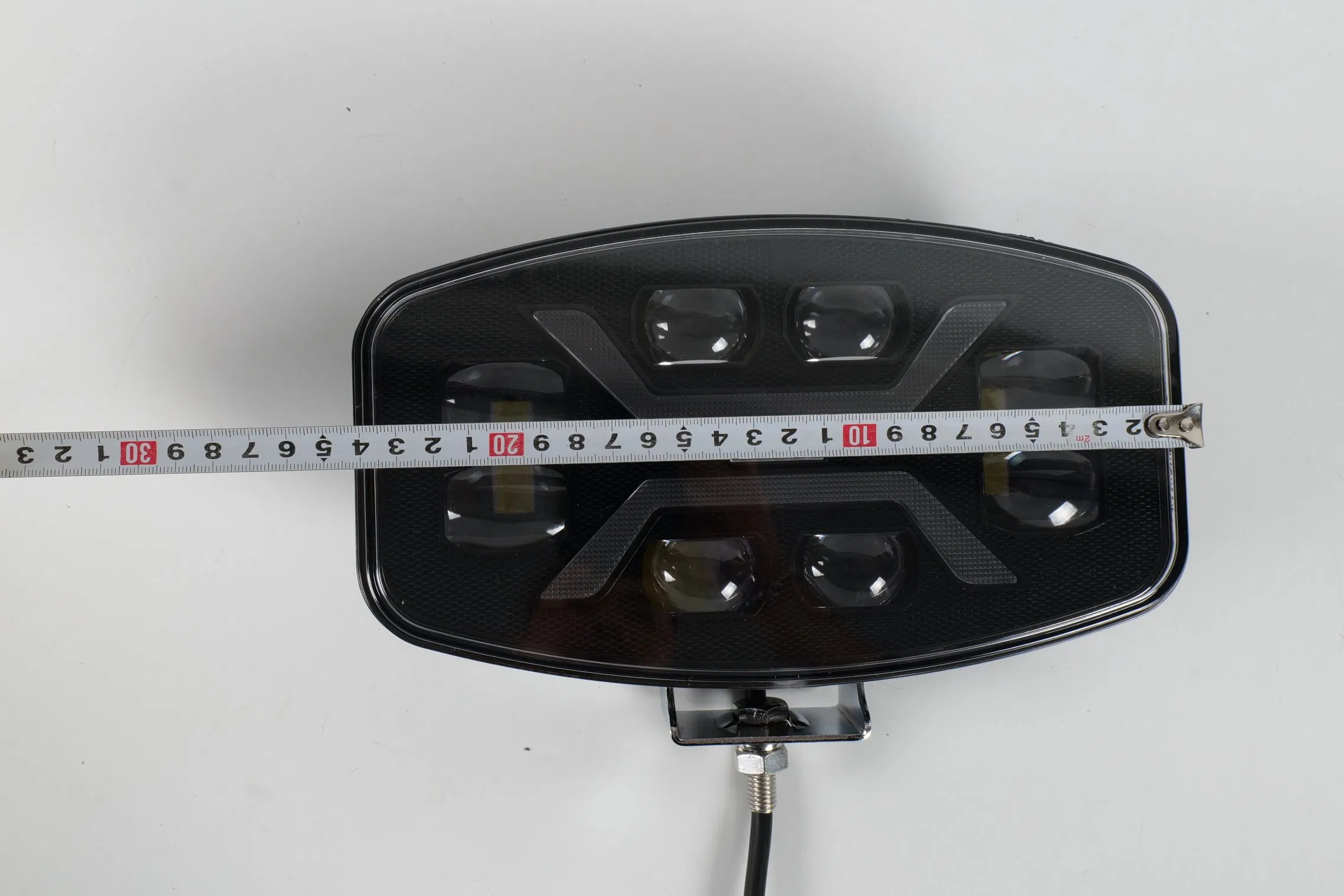 10-Inch LED Work Inspection Light, Yellow-White Color, Motorcycle Modification Light, off-Road Vehicle Front Bumper Light, Truck Spotlight