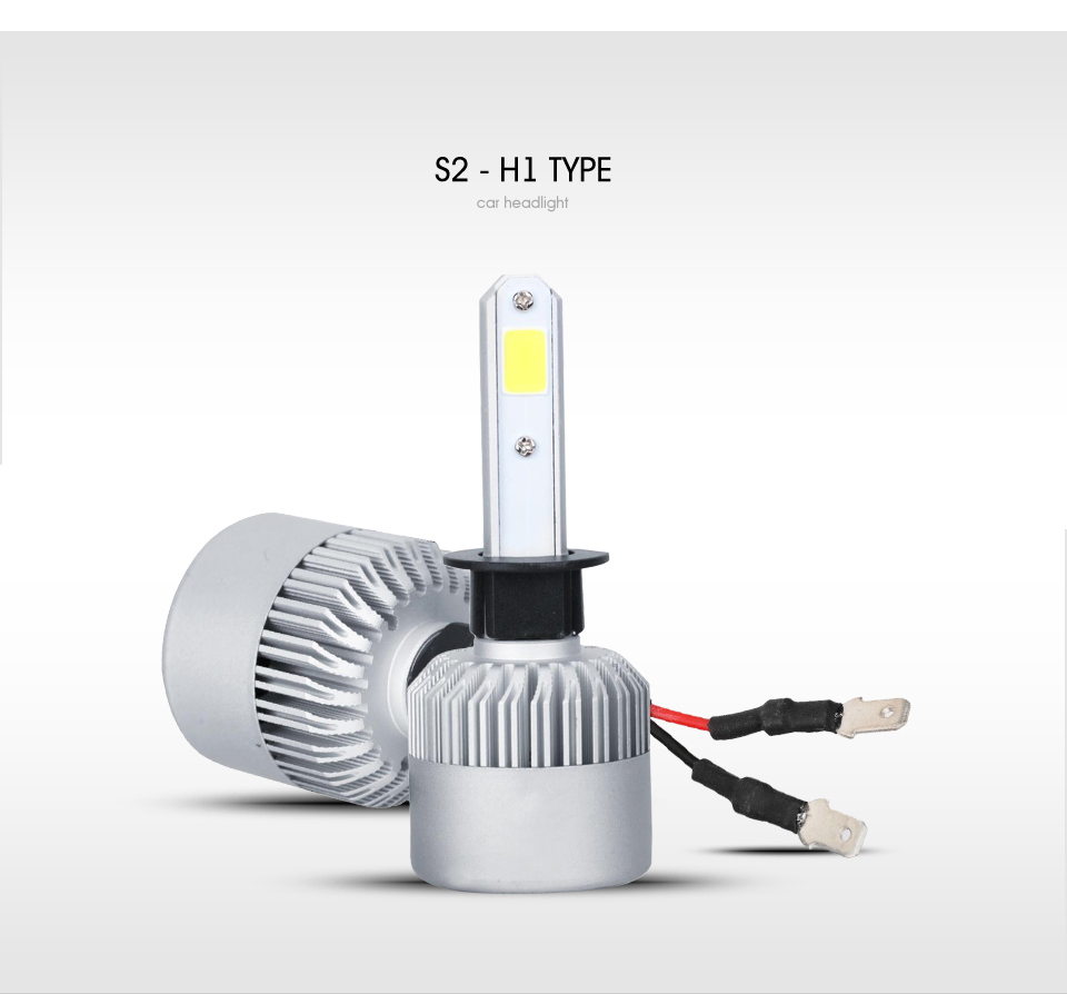 Waterproof IP68 Car Accessories H1 H4 H7 H13 Vehicle Motorcycle LED Headlight