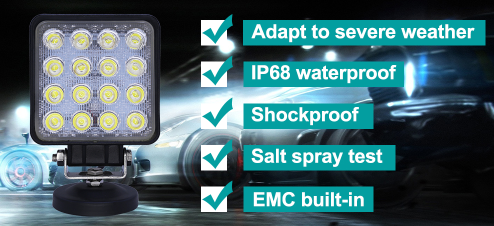 Factory Direct Customization IP68 Waterproof Led Heavy Led Heavy Duty Truck Led Light 24v for Trucks