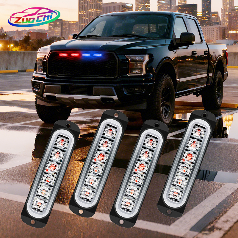 New Arrival Auto Lighting Systems Bright Waterproof LED Front Grill Lights with Wired Remote for Pickup Truck SUV Automotive