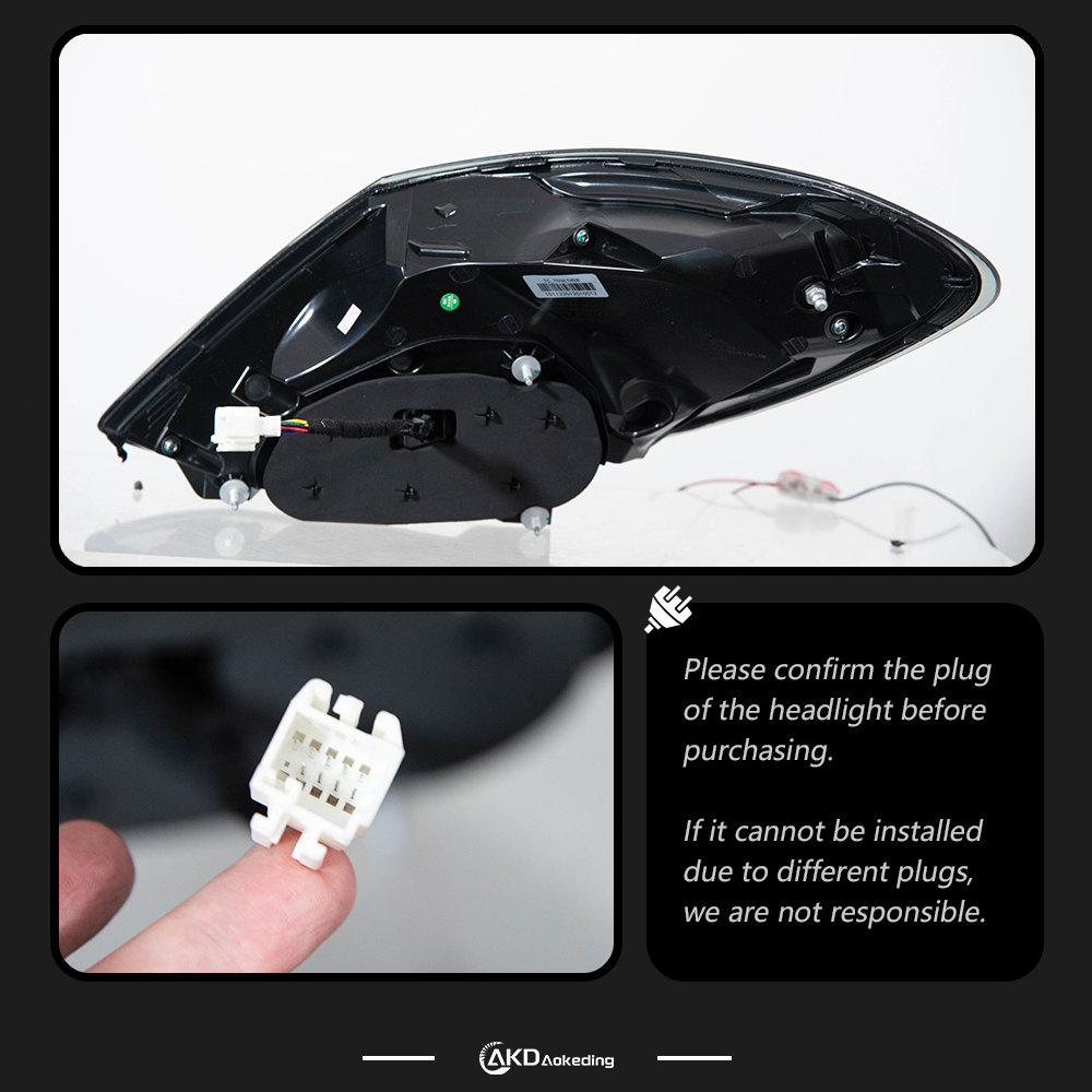 AKD Tail Lamp for Benz W205 Led Tail Lamp 2014-2019 C Class Rear Stop Light Reverse Signal Brake DRL Automotive Accessories