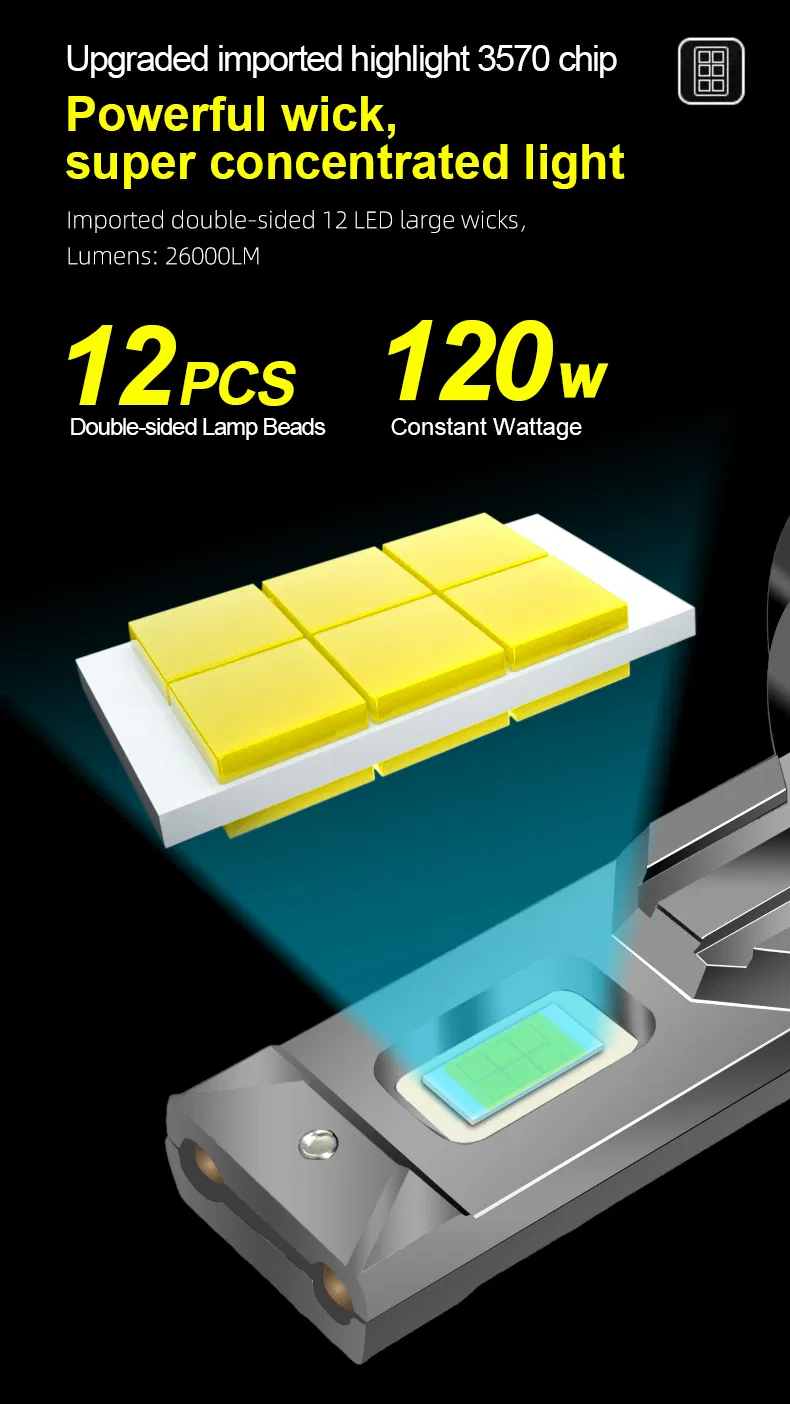 V8 LED Headlight Structure