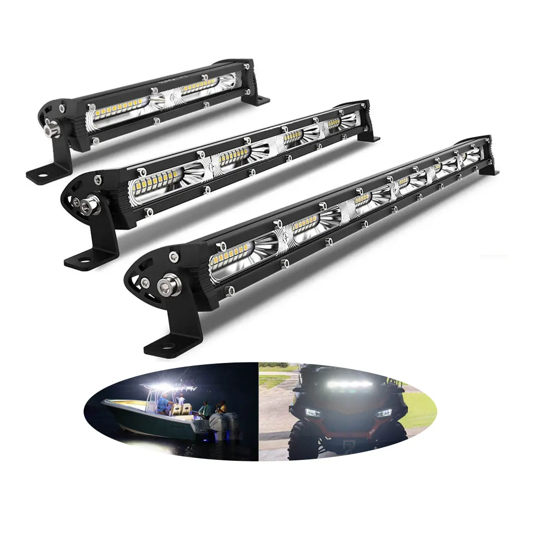 2021 New Barra De Luz Led Para Auto 2 Rows Auto Led Car bar Auto Led Lighting System