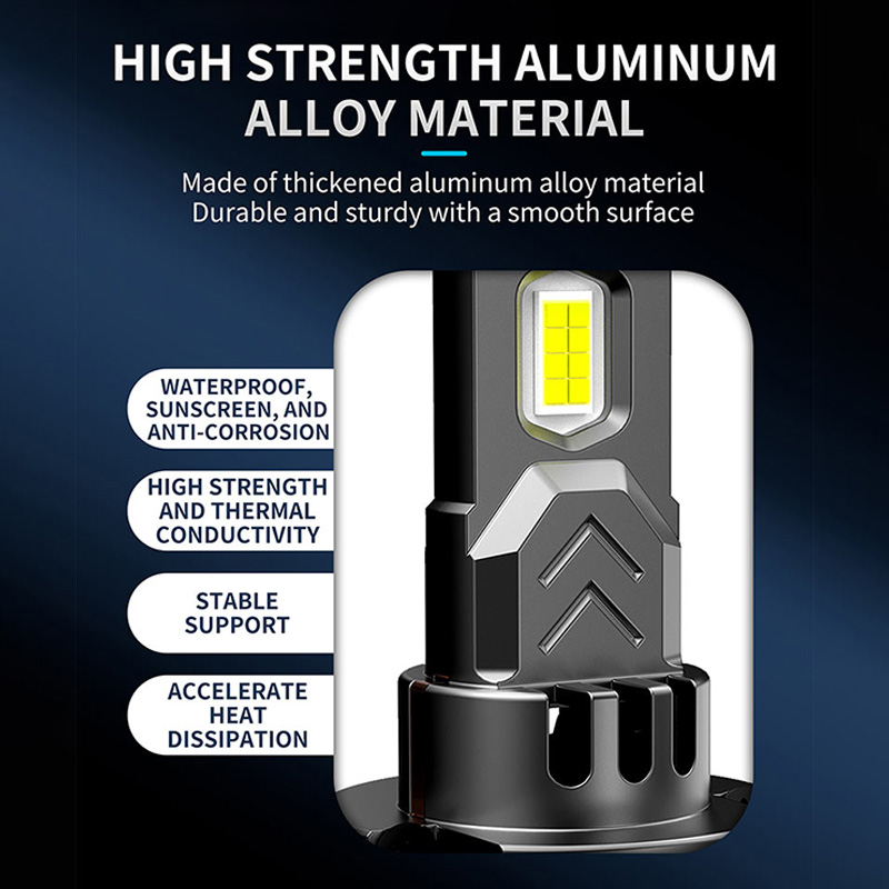 SFIDA V19 6000K LED Car Headlight Energy Efficient H4 H7 9005 Bulb 20W 2000 Lm Universal Fitment with Custom Packaging Box