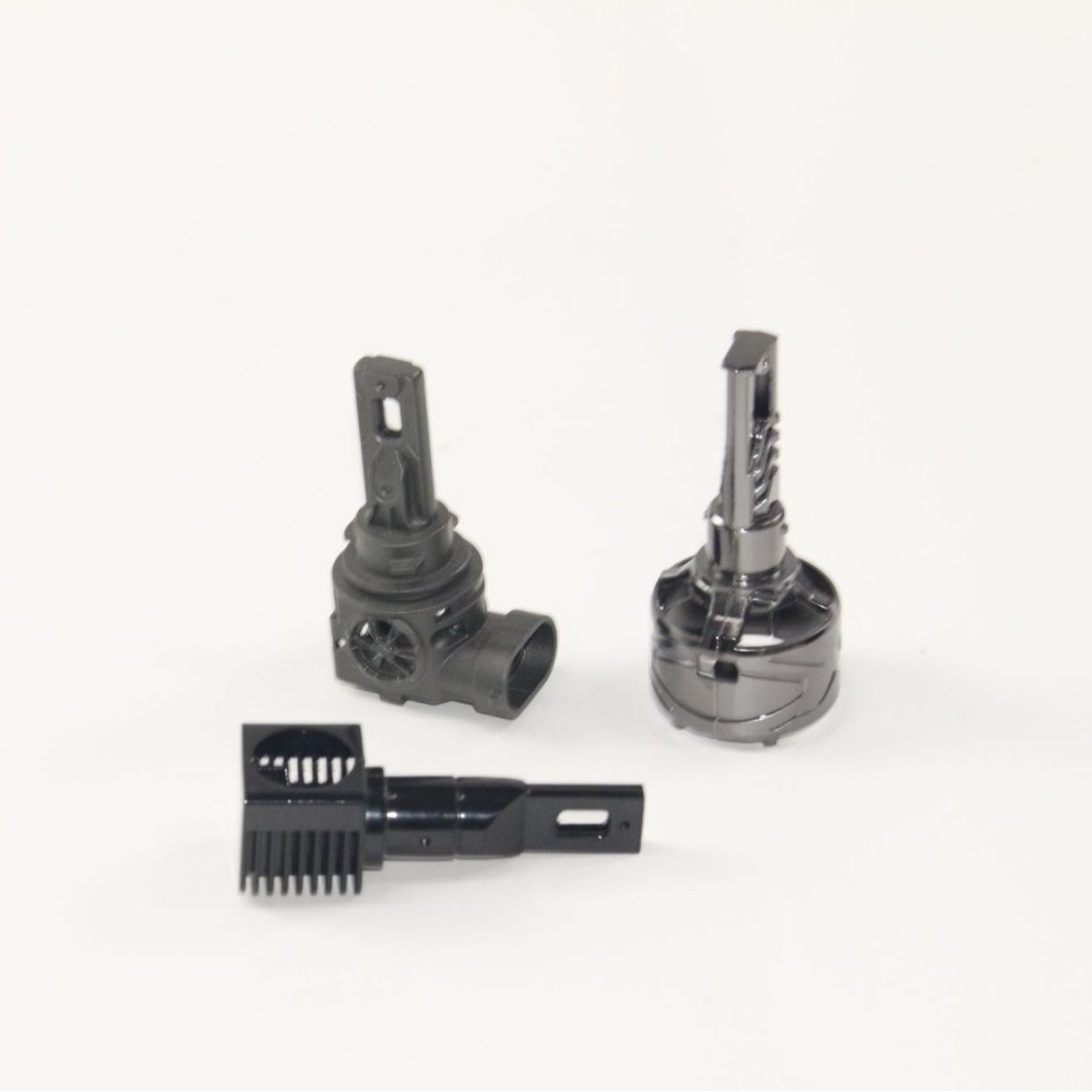 Factory Supply Aluminum Alloy Material Custom Car LED Headlights Far Integrated Lamp Accessories Die Casting Processing Made