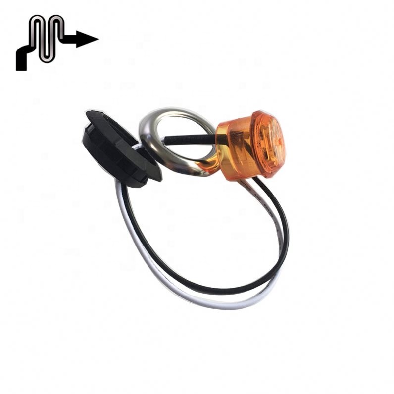 New Heavy-Duty LED Light 12v for Outdoor Site &amp; Trailer Truck Lighting Round Side Work Scene Lighting