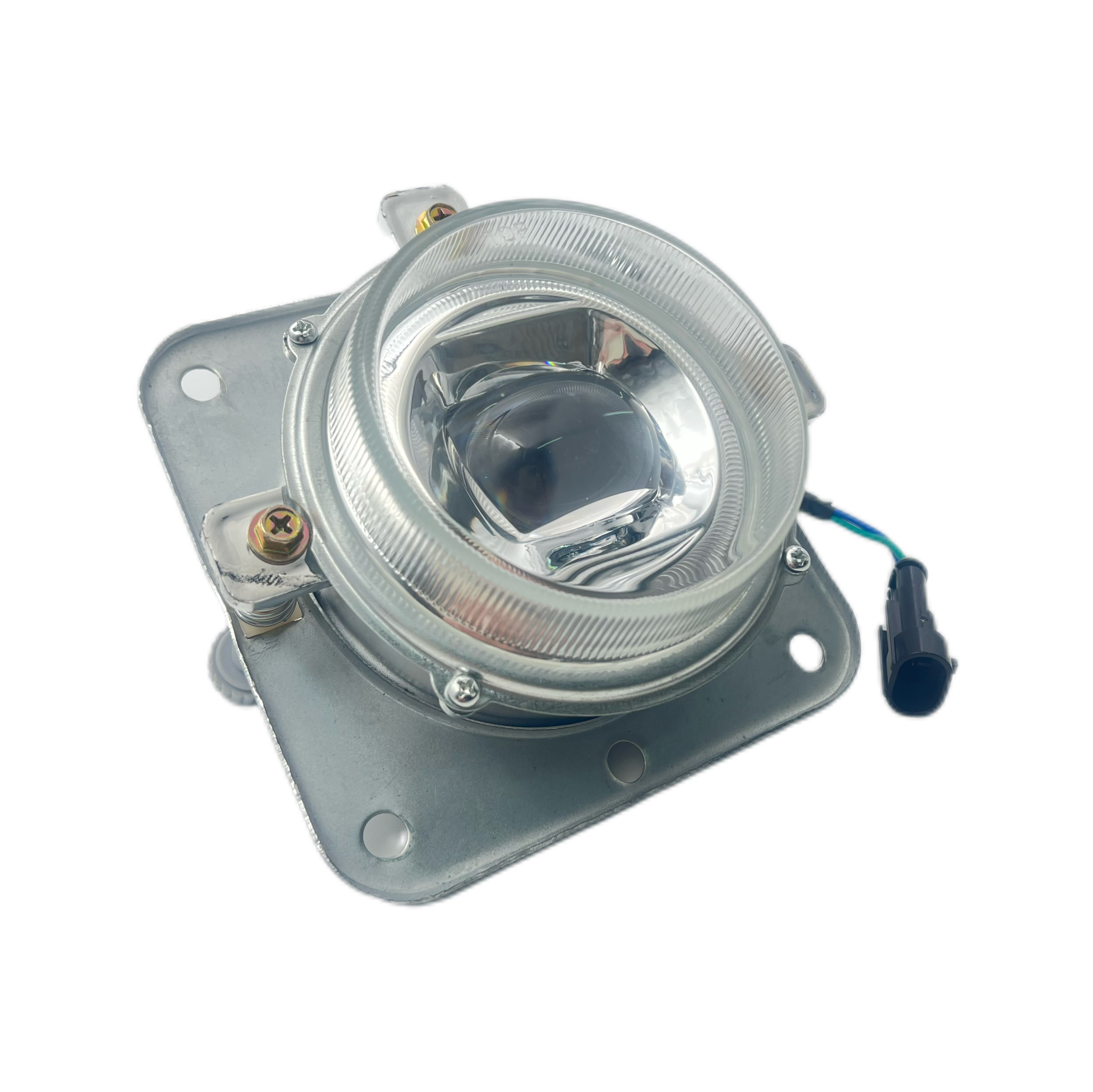 High Brightness 100mm LED Lens Headlights Energy Saving High Low Beams for Sanitation Vehicle 6000k Color New Condition