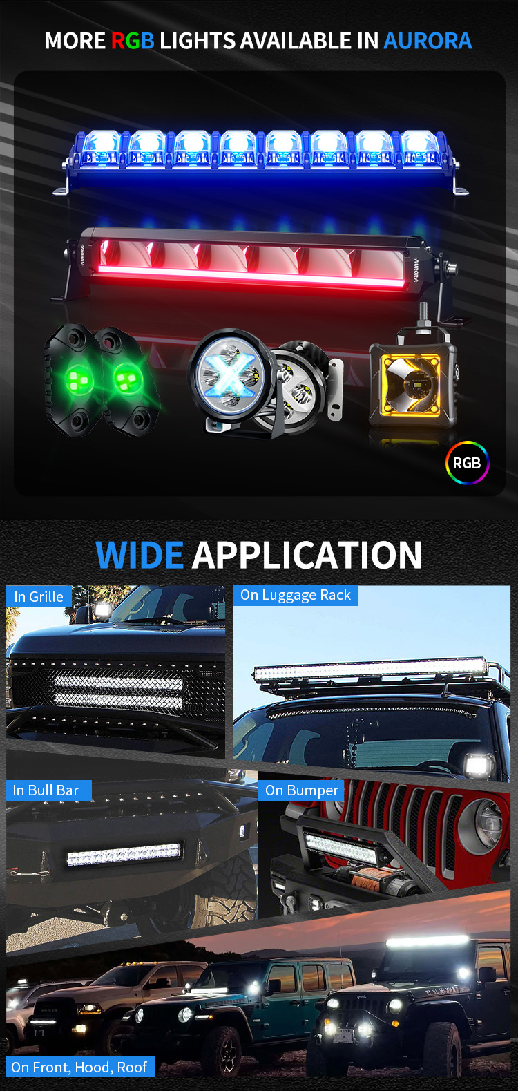 Led Light Bar Lighting Effect