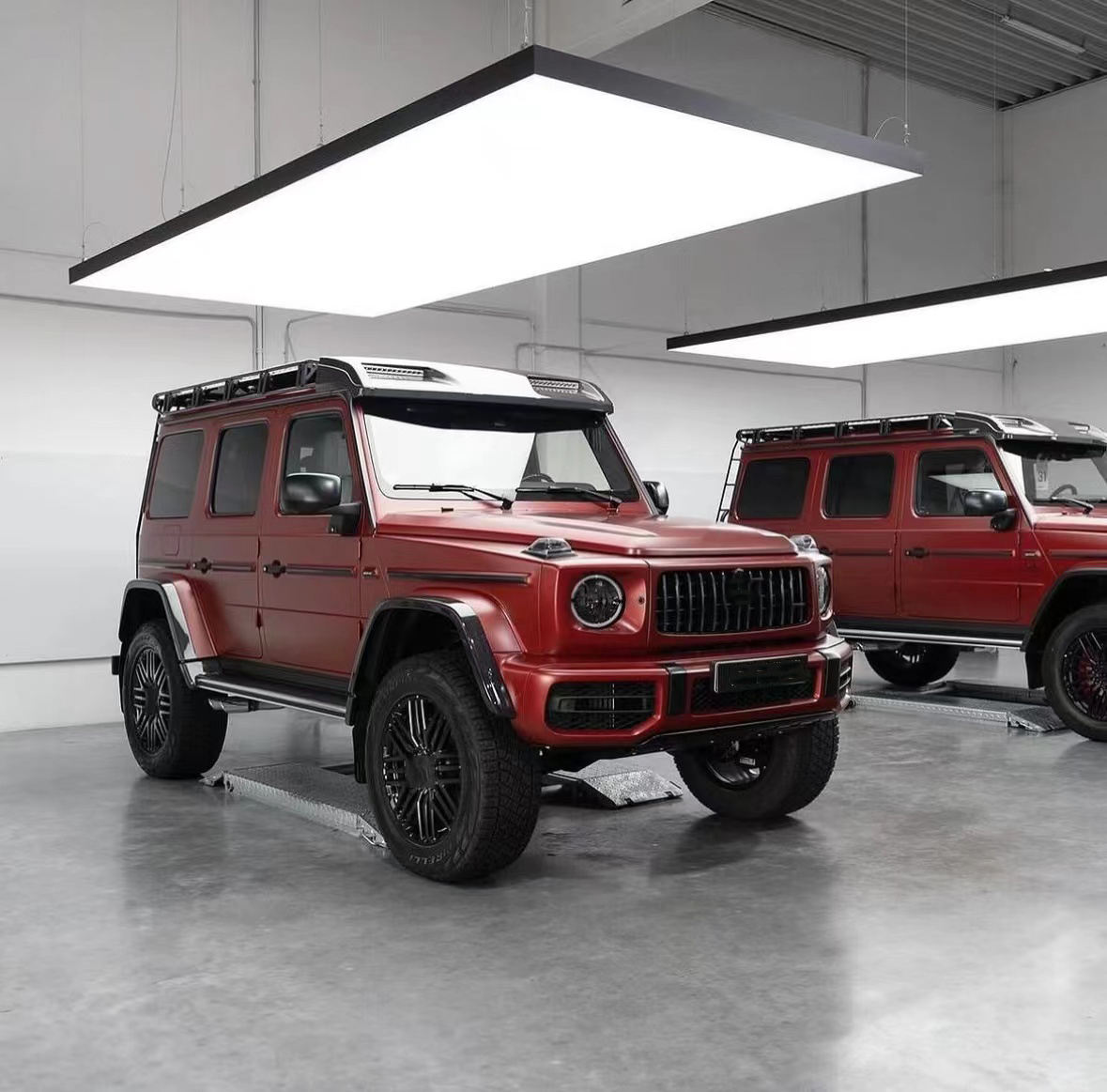 Customized Ceiling Soft Film Lamp Oversized Car Led Slim Light Box For Auto 4S Repair Shop