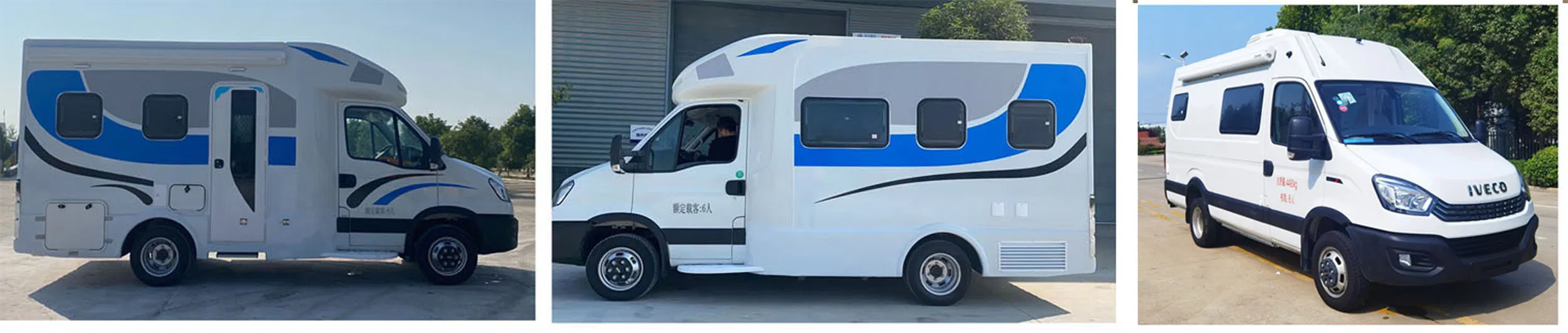 3.0t Heavy-Duty Motorhome Daily Style Ladder Frame Chassis 6-Wheel Dual Rear Tire Safety Premium Esp9 System Wide (2.35m) &amp; Narrow (2.02m) Options