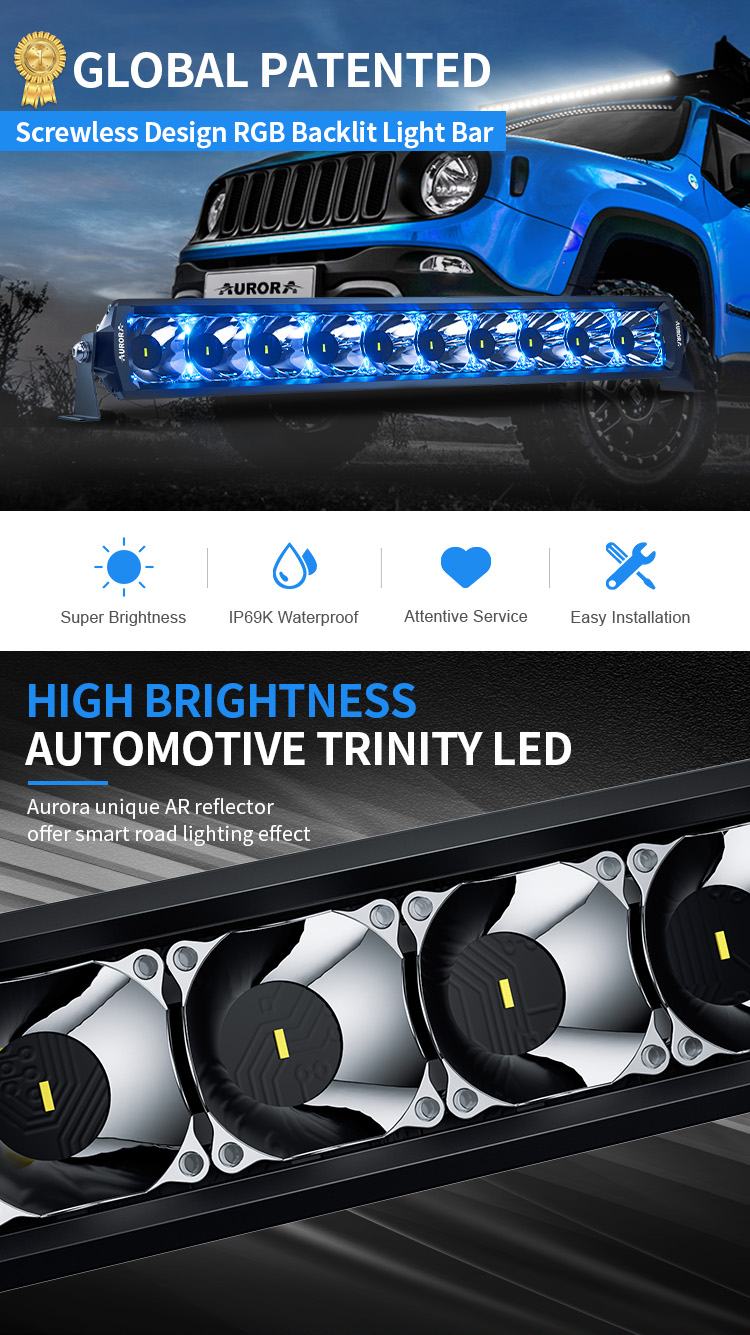 Led Light Bar Front View