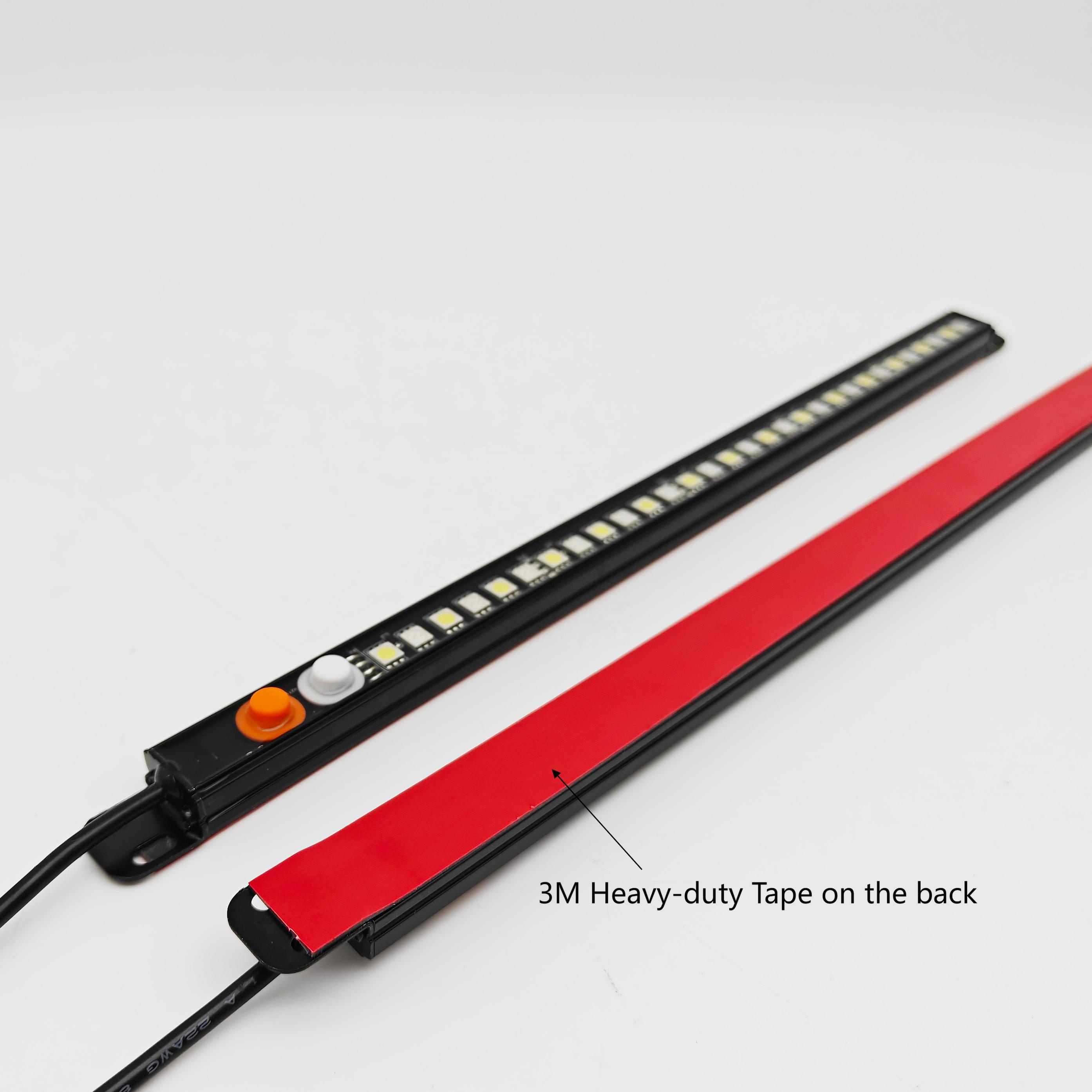 12V Dimmable Led Camping Light Bar Dual Colour Amber+White/Red+White All In One Portable Lighting For RV Camping Tent Car