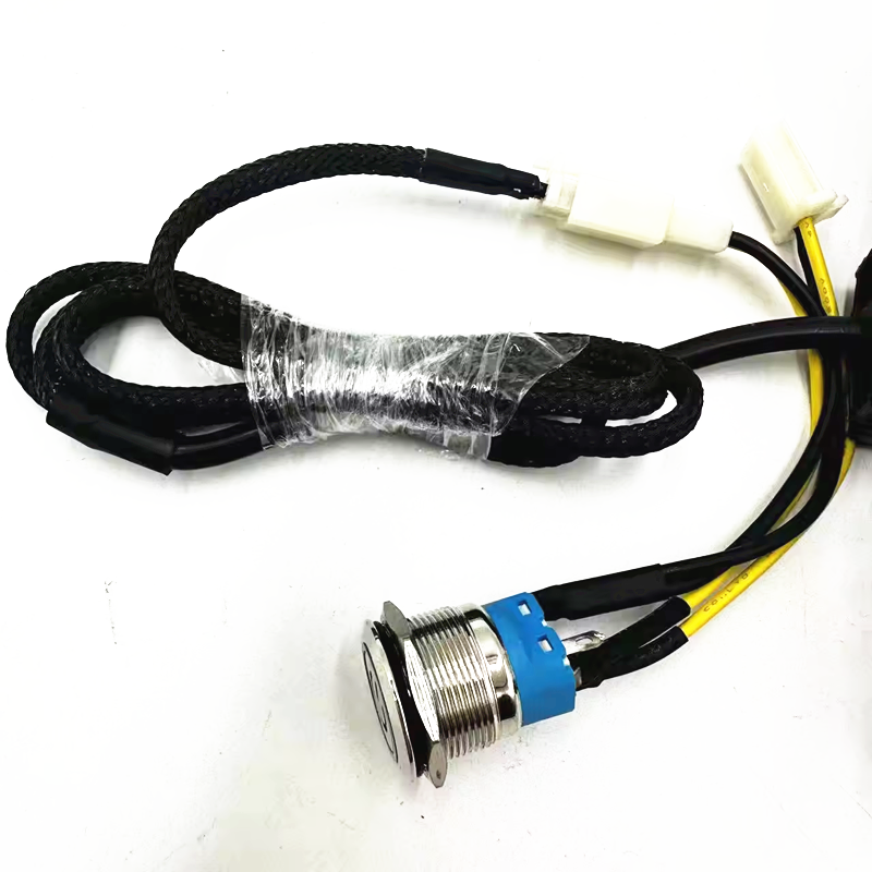 ODM OEM Factory custom motorcycle light with switch connector wire harness