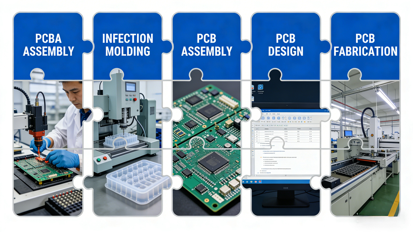 Auto LED Rigid-Flex Circuit Board PCBA Car Electronics PCB Assembly