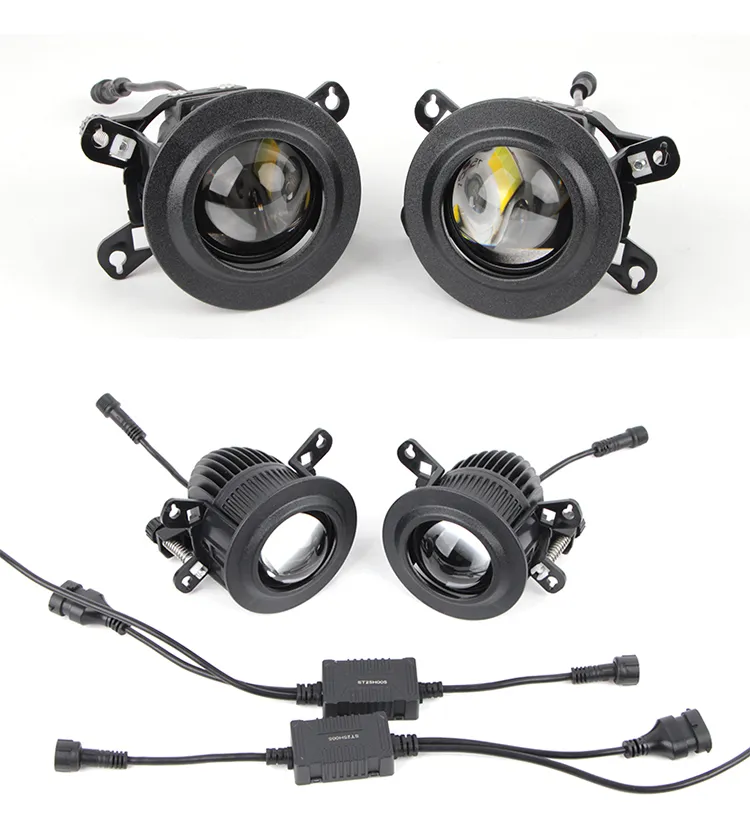 80W 2-Inch White Fog Lamp - Efficient Fog Light Solution