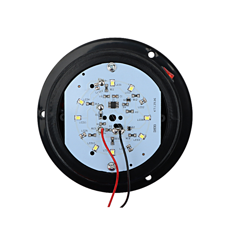 Safety Warning Flashing Light With Solar Charging