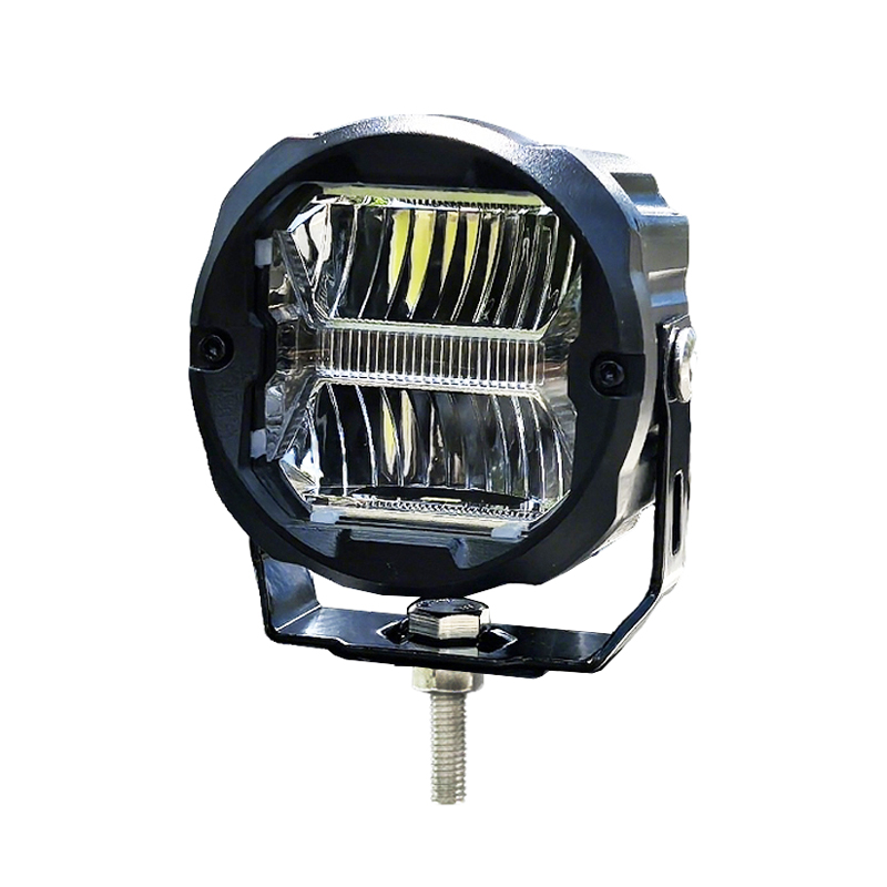 New Aurora 3 Inch 12V 24V IP68 50W Powerful Spot Beam White Yellow With DRL LED Fog Light For SUV UTV 4WD Car Motorcycle