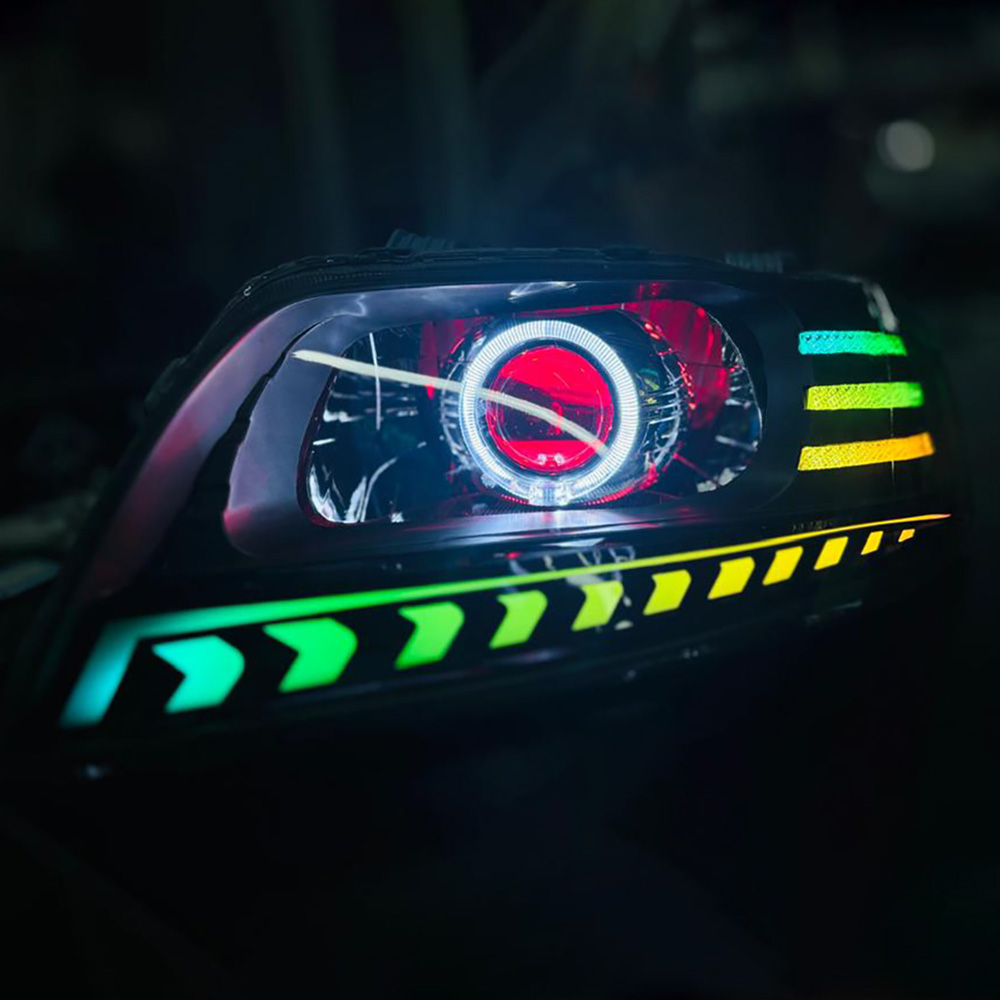 New Custom 12V LED DRL For Specific Car Models Daytime Running Lights RGBW Guangdong Factory Brand Custom Animation