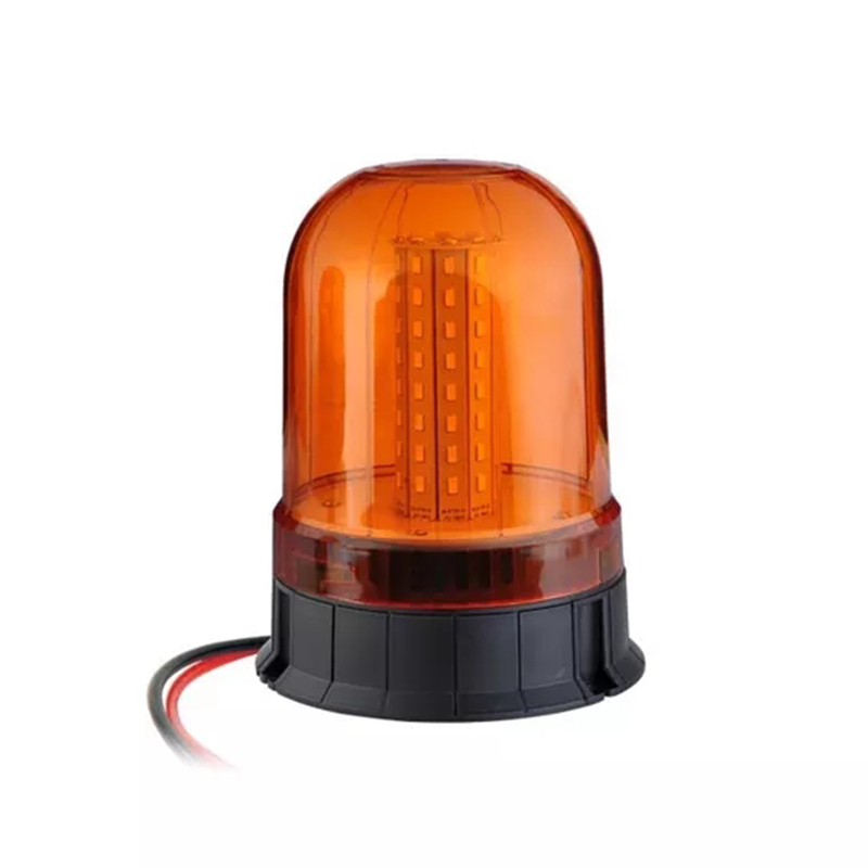Ece R65 R10 Din Pole Flexible Mount Amber Emergency Led Beacon Warning Light IP65 Waterproof DC12/24V for Heavy Duty Truck
