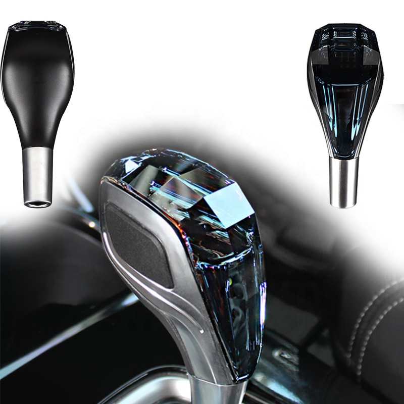 Crystal Shift Knobs Touch Activated Ultra LED Light Illuminated Gear Knob Fits For Most Cars NO Button Operated Shifter