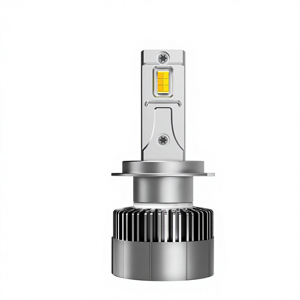 High-Power Smart Three-Color LED Car Headlights &amp; Fog Lights with Phone App Dimming 60W 12V Universal Fitment H4/H11/H7