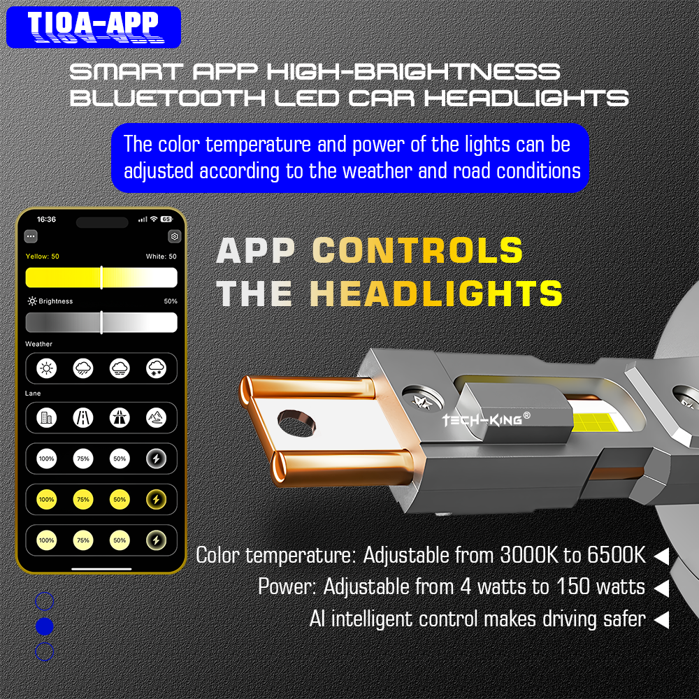 TECH-KING Bulb Adjustable Colors
