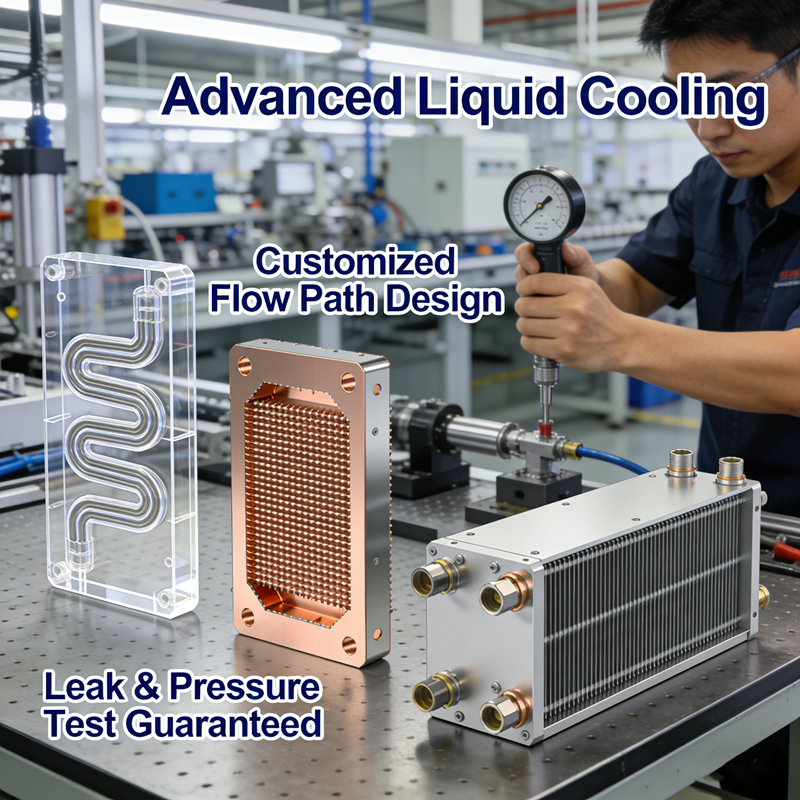 Custom 500W 6000 Series Active Cooling Heat Sink Spring Mount Rivet Cutting/Welding Services For High Power Radiator LED Series