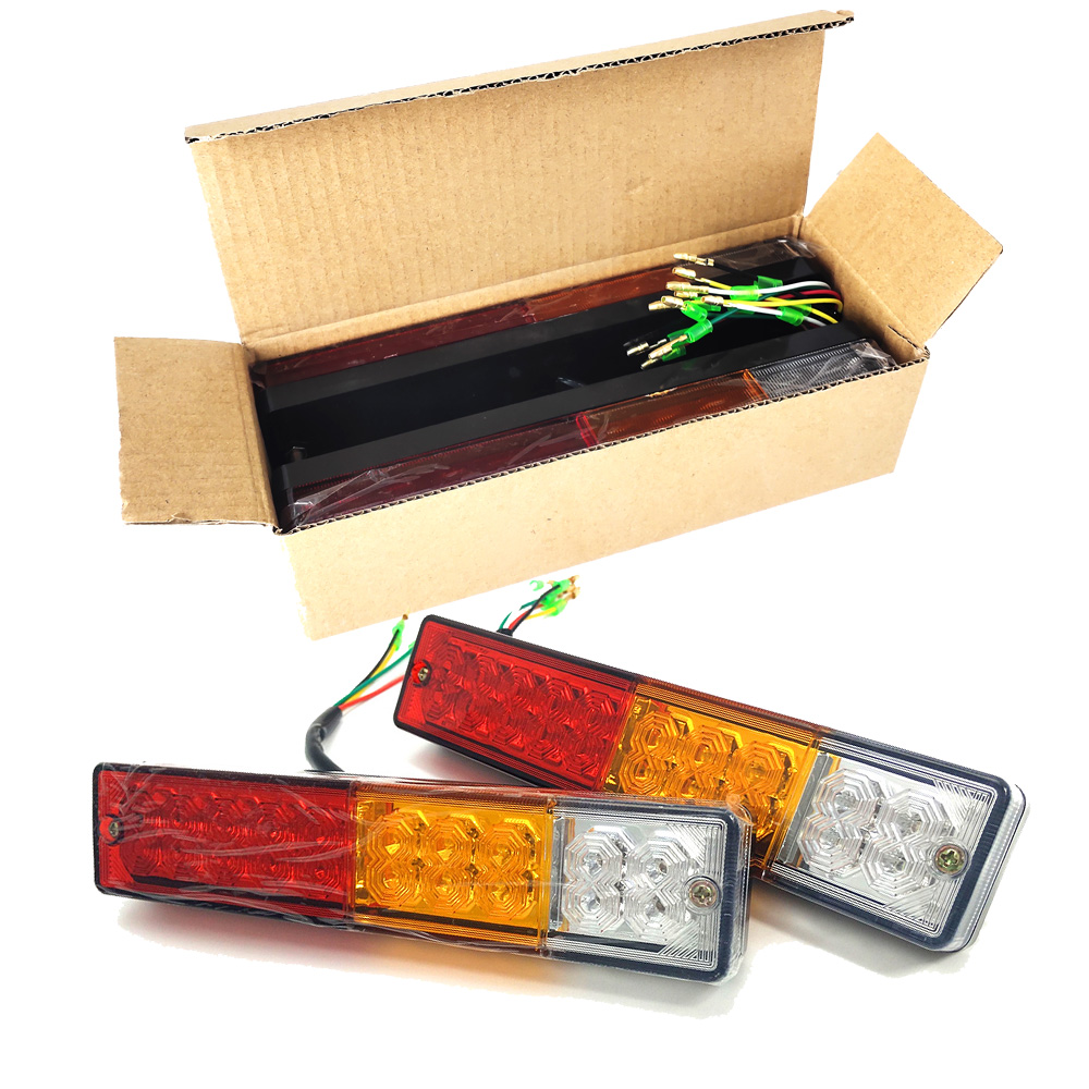 New 12V LED Lights for Heavy Machinery Vehicles Truck Trailer ATV Tractor Forklift Excavator-Indicator Reverse Combination
