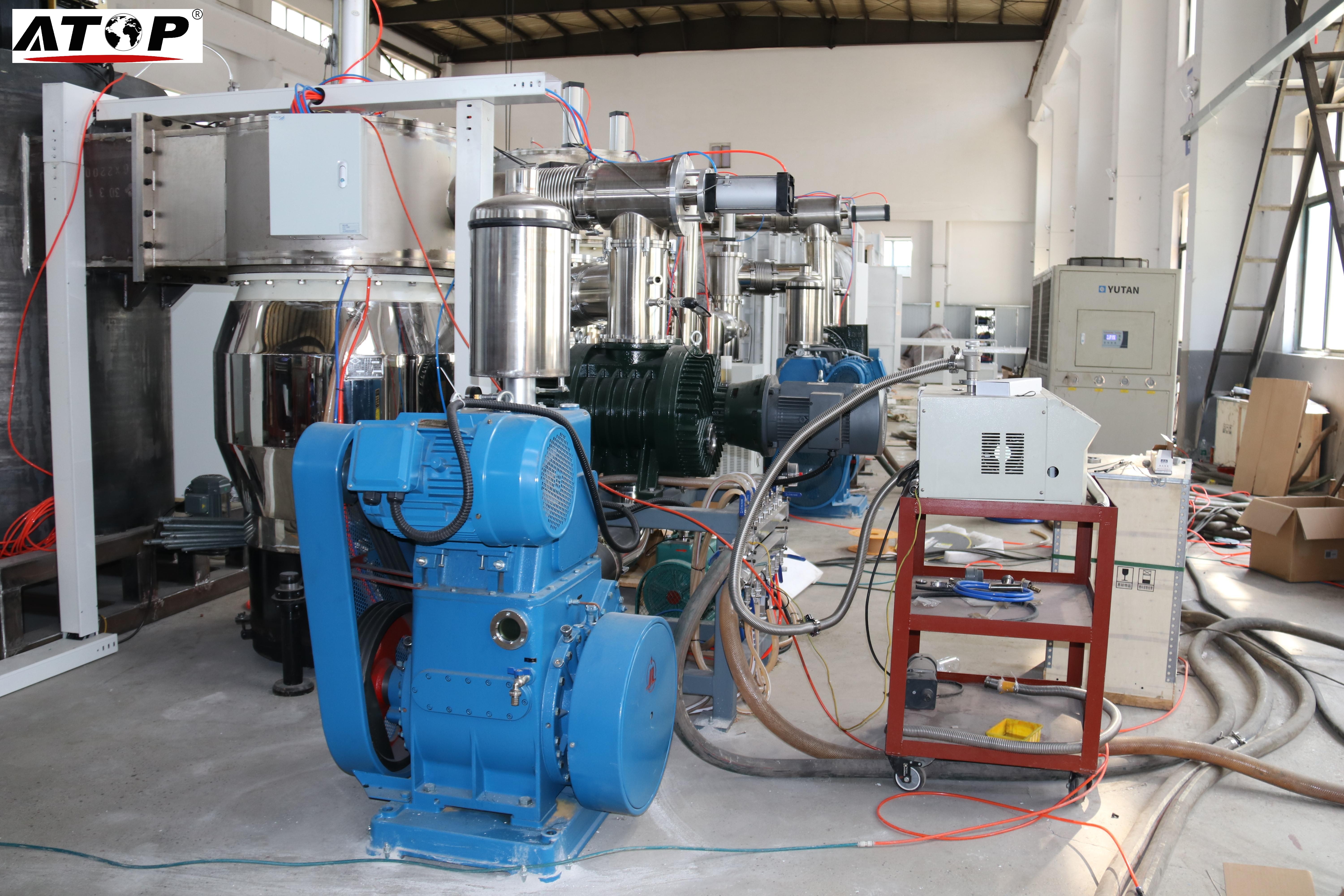 Atop Automotive Car Headlight Vacuum Coating Production Line With PLC Motor &amp; Pump