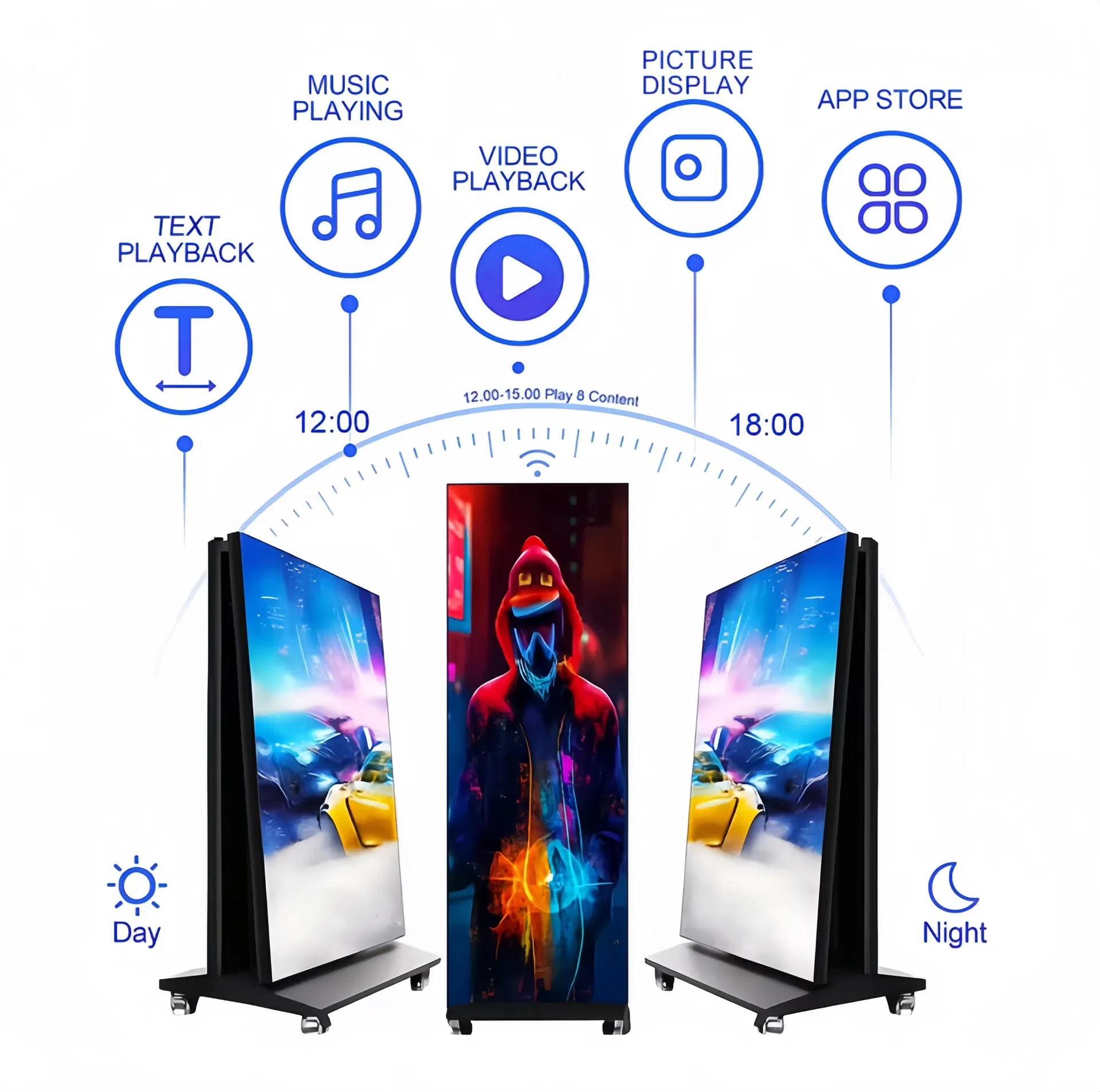 Versatile LED Poster Screen for Dynamic Advertising Solutions
