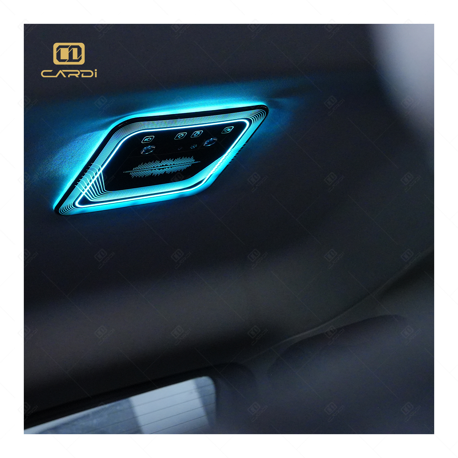 CARDI Smart Roof Light D20 Universal Ambient LED with APP Control for Car Interior Atmosphere Enhancement 12V