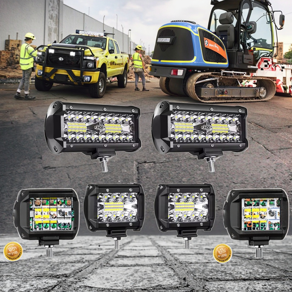 JSG JSG-04 60W Laser 4-Inch Waterproof LED Work Lights ATV Road Vehicle New 12V/24V Driving Light Automotive Truck Light
