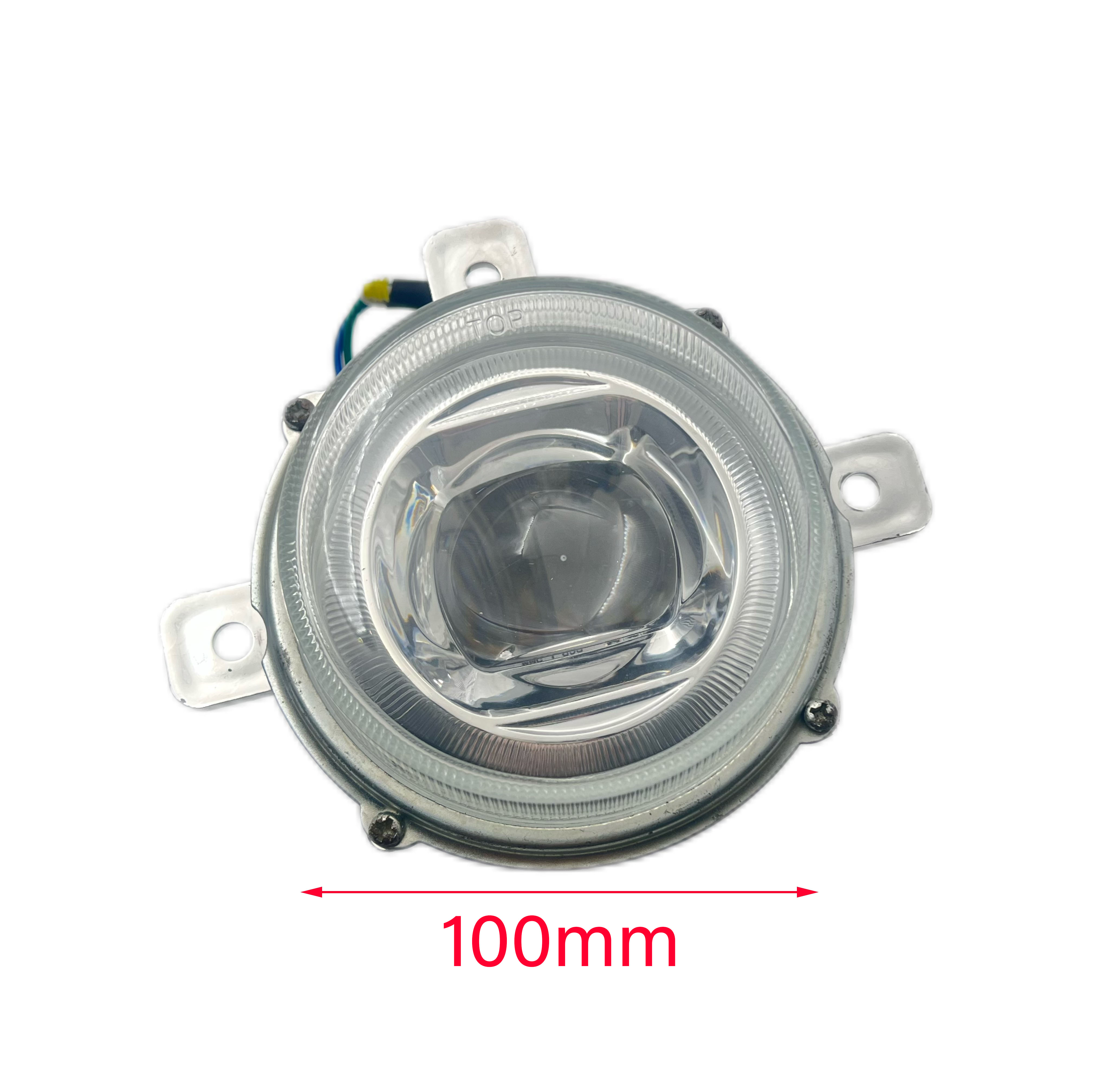 High Brightness 100mm LED Lens Headlights Energy Saving High Low Beams for Sanitation Vehicle 6000k Color New Condition