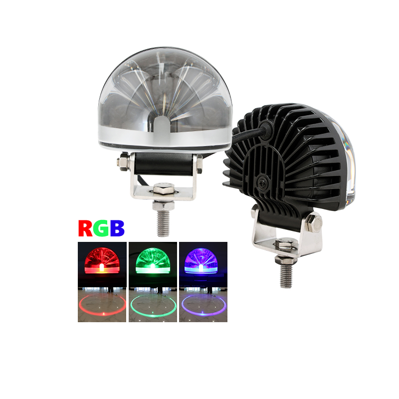 16W Aluminum LED Arc Warning Light Universal RGB For New Condition Warehouse Forklift Truck