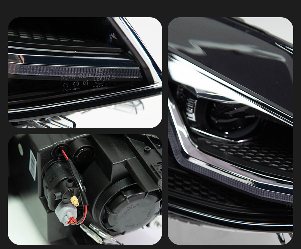 Car Light for VW Golf 7.5 MK7.5 LED Headlight 2018-2021 Headlights GOLF7.5 DRL Turn Signal High Beam Angel Eye Accessories