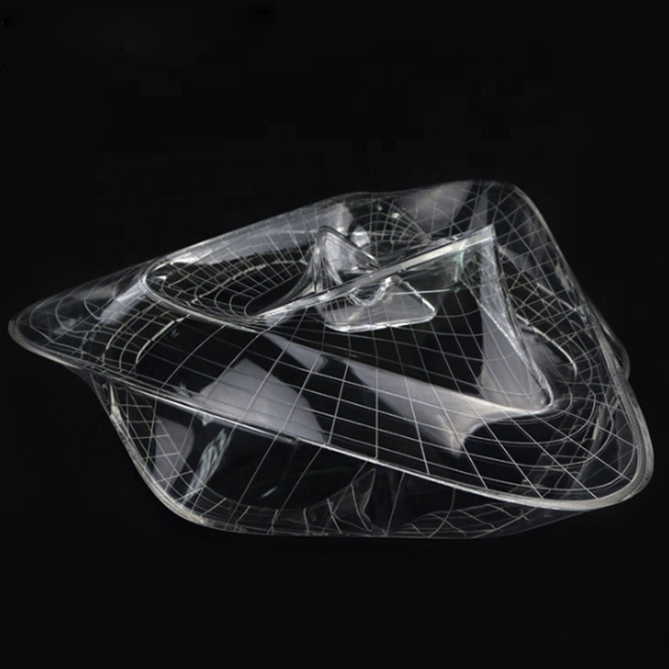 China Factory Acrylic Transparent Auto Car Head Light Taillight Rapid Prototype CNC Milling Machining Service