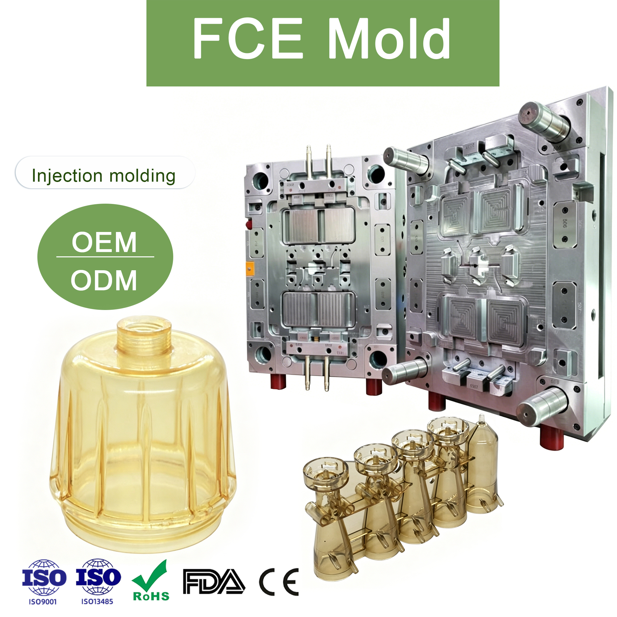 Single-color injection mold