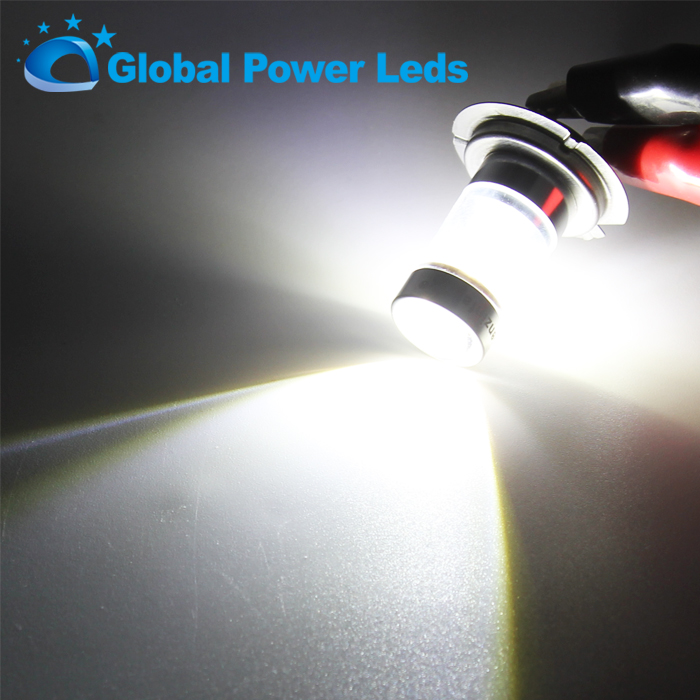 Globalpowerleds GP-T20H7HP06 12v H7 30w WHITE LED FOG AUTO LAMP BULBS 24V CANBUS for VEHICLES LIGHTING SYSTEM SAVE POWER GREEN