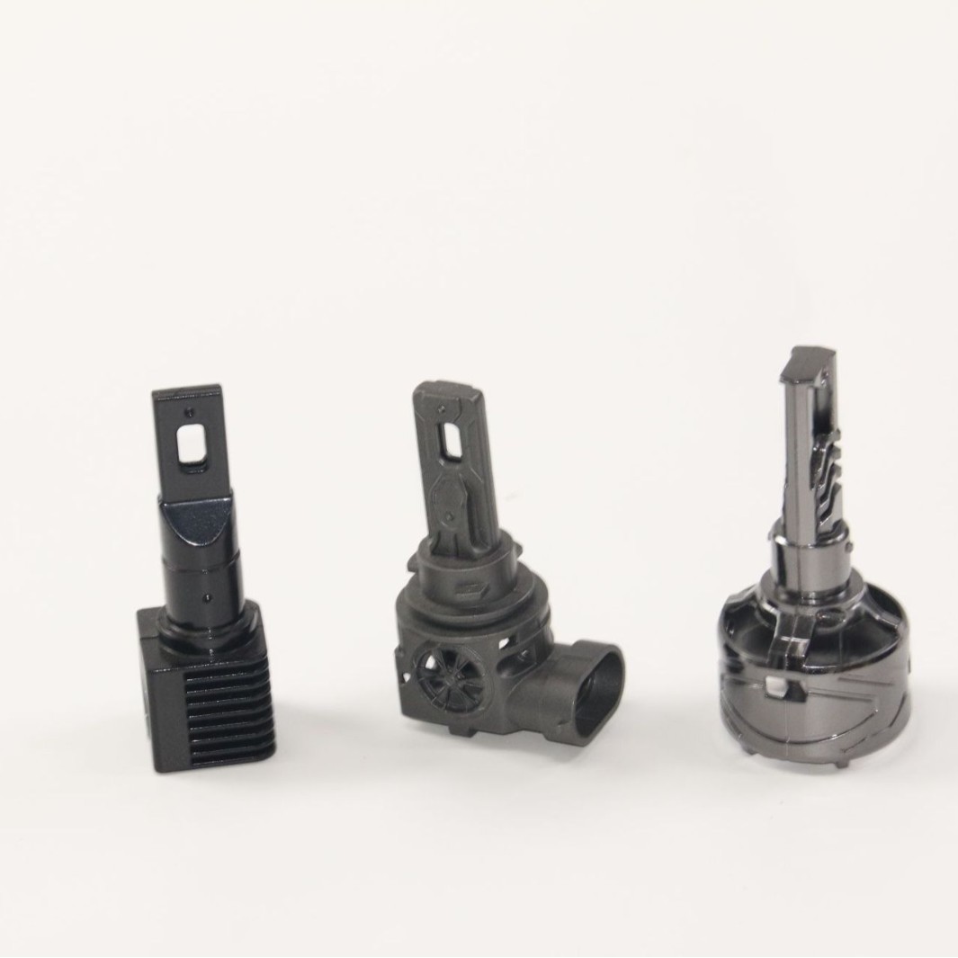 Factory Supply Aluminum Alloy Material Custom Car LED Headlights Far Integrated Lamp Accessories Die Casting Processing Made
