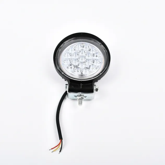 Cross-Border Engineering Maintenance Mechanical Vehicle Front Headlights Color Modification LED Electronic Elliptical Motorcycle Lights