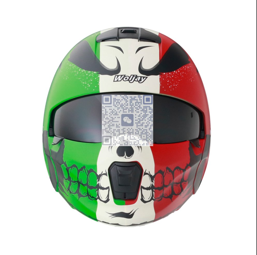 DOT Full Face Smart Adult Motocross Motorcycle Helmets with LED Light