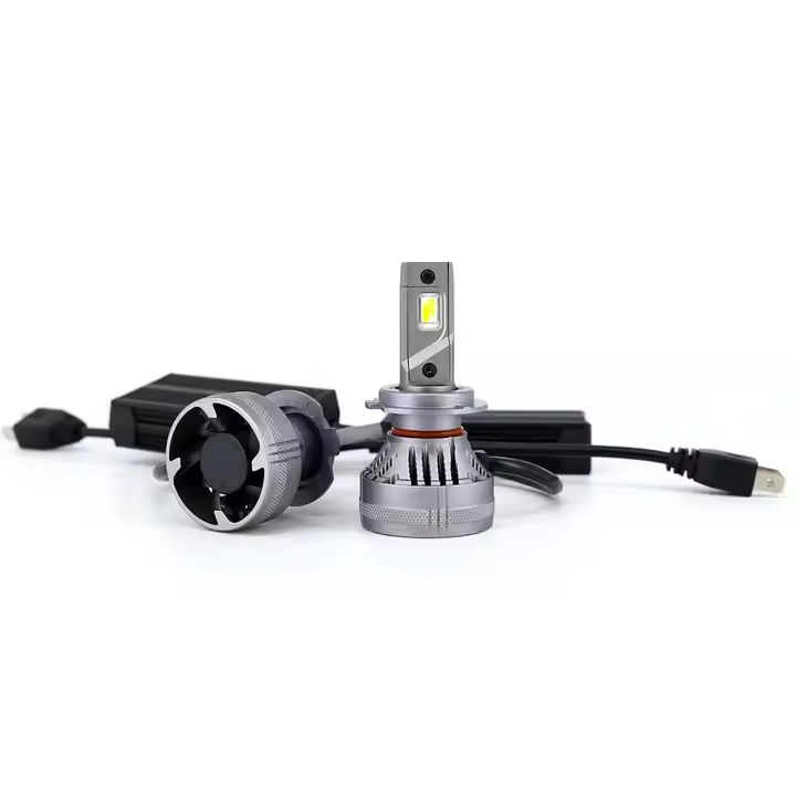 LANSEKO Super Bright 6000LM 30W ST1 H7 H11 9005 9006 9012 App Control Smart LED Headlight Bulbs With Cooling Fan for Car