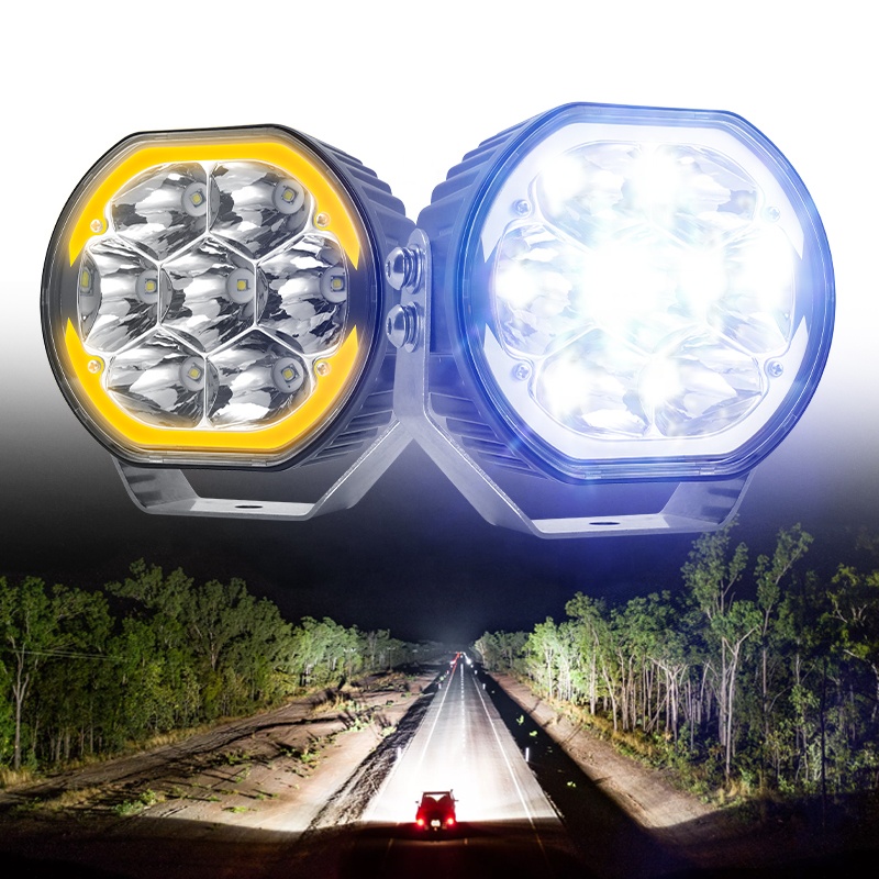 Flexible Vehicle Truck Kit 50 Inch Overhead Linkable Amber Off-road Work Car Spot Pod Offroad off Road Led Fog/driving Light bar