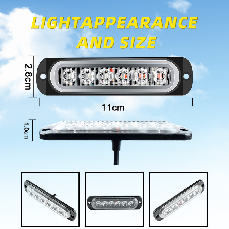New Arrival Auto Lighting Systems Bright Waterproof LED Front Grill Lights with Wired Remote for Pickup Truck SUV Automotive