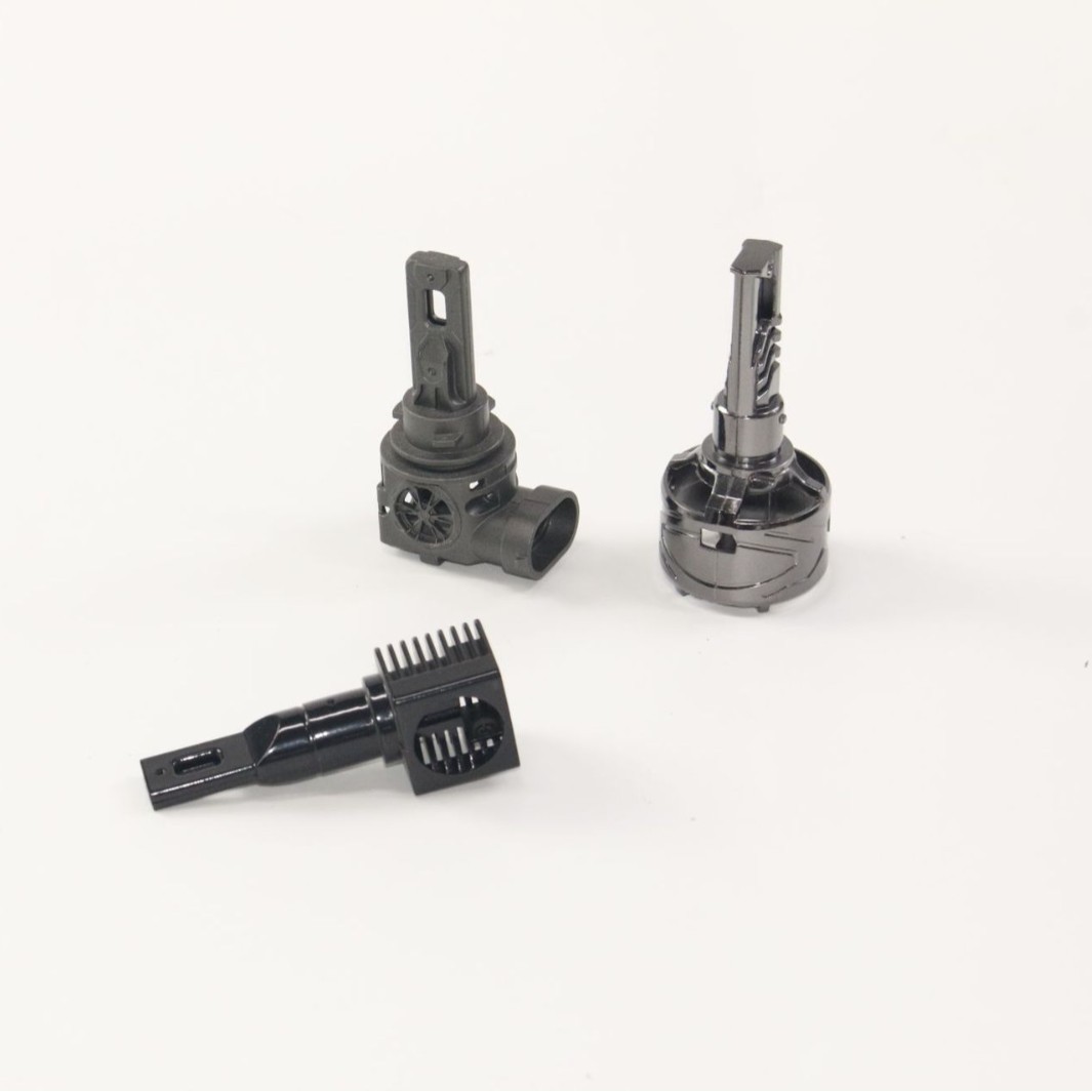Factory Supply Aluminum Alloy Material Custom Car LED Headlights Far Integrated Lamp Accessories Die Casting Processing Made