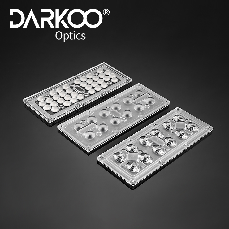Advanced Street Light Optical System: 2x6 Integrated Module with Square Opal Tunnel for 120&deg; Uniform, Glare-Free Distribution
